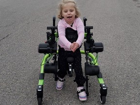 Seven-year-old Ariana Levesque was diagnosed at two with an incredibly rare genetic disease, GHB1 syndrome.