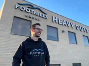 Fabian Bonjean, owner and CEO of Foothills Group, is enjoying steady growth of his business.