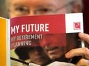 Only 44 per cent of Canadians are confident they will have enough to retire as planned, the study said, a decline of 10 per cent from 2020.