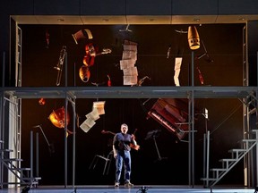 Brett Polegato in Calgary Opera's The (R)evolution of Steve Jobs. Courtesy, Trudie Lee of HarderLee Photography