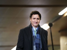 Prime Minister Justin Trudeau arrives to meet with Canada's premiers in Ottawa on Tuesday, Feb. 7, 2023 in Ottawa. Prime Minister Justin Trudeau is expected to depart today for the Bahamas, where members of the Caribbean Community are gathering to discuss regional issues, including a deepening crisis in Haiti.THE CANADIAN PRESS/Sean Kilpatrick