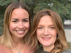 Shelby Stewart, left, and Jen Woolfsmith are co-founders of Mackenzy's Legacy, an advocacy group that aims to improve standards around unlicensed child care centers.