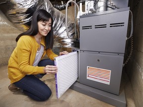 Changing your furnace filter can improve the air flow in your home and make your furnace work more easily, thus saving on heating costs.