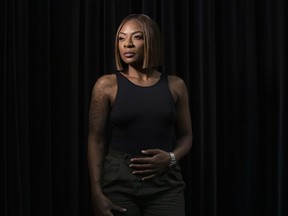 Jully Black is photographed in Toronto on Friday Jan. 17, 2020. Black made a small change to the lyrics of O Canada at Sunday's NBA All-Star Game raising plenty of dissonance on social media.THE CANADIAN PRESS/Chris Young