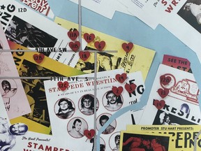 Images of the Stampede wrestling map created as part of the Calgary Atlas Project.
