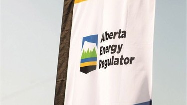 AER (Alberta Energy Regulator) flag. Credit: Alberta Energy Regulator.