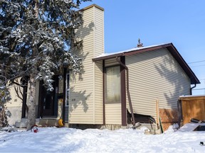 A house located at 100 Castleridge Way N.E., which was involved in an early morning fire on Monday, March 6, 2023.