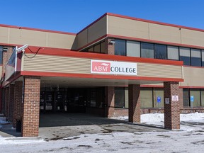 ABM College in Calgary was photographed on Tuesday, March 7, 2023.