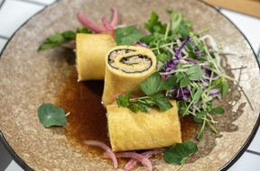 The shrimp omelette at Primary Colours. Azin Ghaffari/Postmedia
