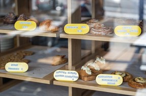 Pictured are some of the pastries at Primary Colours. Azin Ghaffari/Postmedia