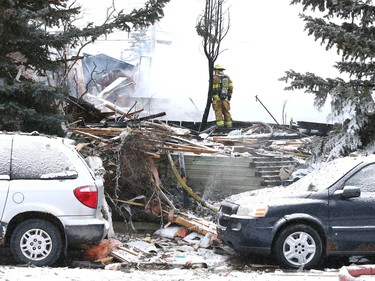 A police spokesperson said arson investigators were working with the Calgary Fire Department to determine whether the fire is criminal in nature.