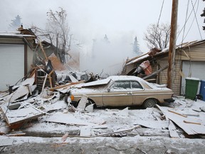 Calgary Fire crews are shown at a major incident in Marlborough in northeast Calgary on Monday, March 27, 2023.