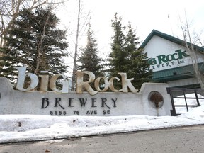The headquarters of the Big Rock Brewery company is shown on Thursday, March 30, 2023 in Calgary.