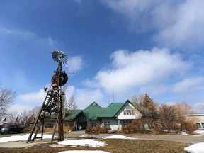 The headquarters of the Big Rock Brewery company is shown on March 30 in Calgary.