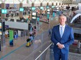 Chris Dinsdale, incoming president and CEO of the Calgary Airport Authority, was photographed at the Calgary International Airport on Thursday, March 9, 2023.