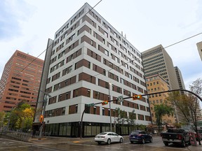 Formerly an office building in downtown Calgary, Neoma has been converted into affordable housing units and a new home for Inn from the Cold.