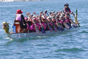 The Sistership team will participate in a dragon boat event at North Glenmore Park on August 6, 2022.