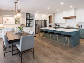 Crystal Creek Homes' Easton model is one of seven show homes opening in South Shore at the south end of Chestermere Lake.   SUPPLIED
