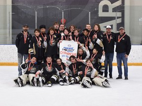 The Crowfoot Coyotes NBC 3 claimed the Esso Minor Hockey Week title in the U15 Tier 4 NBC division on Saturday, Jan. 21, 2023.