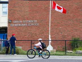 Queen Elizabeth Elementary School in Calgary on Thursday, September 8, 2022.