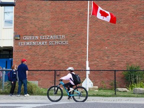 Queen Elizabeth Elementary School in Calgary on Thursday, Sept. 8, 2022.