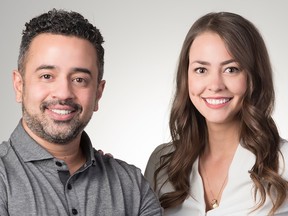 Hanif Joshaghani and Tiffany Kaminsky co-founded local technology company Symend to help clients better manage debt.