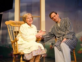Judith Buchan and Nathan Schmidt in Trip to Bountiful by Rosebud Theatre.