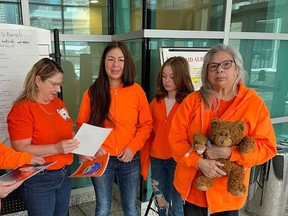 Murdered Calgary toddler Gabriel Sinclair-Pasqua's family was at the Calgary Courts Center Wednesday to show their support for the child as his parents' lawyers appeared in court on behalf of the couple, who are charged with manslaughter in his death on October 5.  2021.