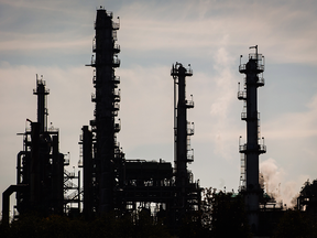 Parkland Corp.'s refinery in Burnaby, B.C. Activist investor Engine Capital is calling on the company to shed its fuel refining business.