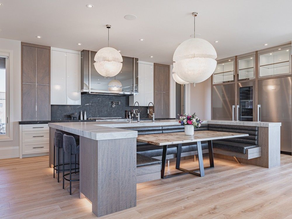 Palette Profile - A Kitchen With Deep Greys, Quartzite, And Brushed Nickel