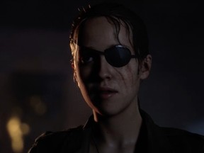 A scene from the Supermassive Games video game The Quarry. The character, Laura, is voiced by Calgary-raised actress Siobhan Williams, who also did the motion-capture performance for the character.