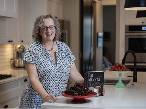 Eat Alberta First author Karen Anderson was photographed in her kitchen in Calgary on April 13, 2023. Azin Ghaffari/Postmedia