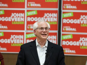 Alberta Liberal leader John Roggeveen