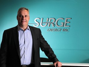 FILE PHOTO: Surge Energy CEO Paul Colborne is pictured in the company's Calgary offices Wednesday, Oct. 23, 2013.
