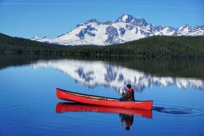 Coast Mountain canoe time