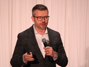 FILE PHOTO: Adam Legge, president of the Business Council of Alberta, in Fort McMurray, Alta. on October 19, 2022.
