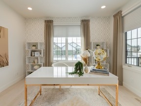 The flex room in the Fawn show home by Homes by Avi.
