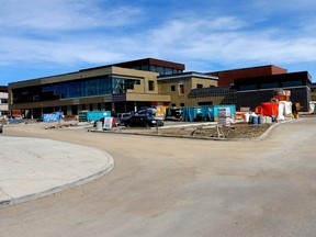 The new north Calgary high school on Harvest Hills Drive will be named the North Trail High School.