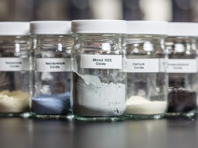 Rare earth elements are a collection of 17 elements found on the periodic table that are used in a variety products, from magnets to cellphones, catalytic converters in automobiles, touchscreens and lights.