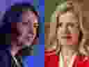 Alberta Premier Danielle Smith and NDP Leader Rachel Notley are seen in a combination image made from Postmedia files. Illustration via Postmedia Calgary