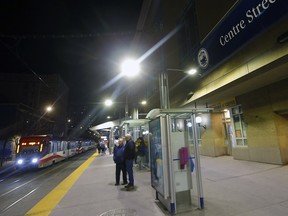 Calgary Transit recently upgraded lighting on downtown CTrain platforms.