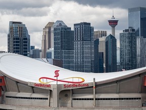 The Scotiabank Saddledome was photographed on Monday, May 8, 2023.