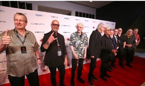 Trooper arrives during the Canadian Music Hall of Fame Ceremony at the National Music Centre in Calgary on Thursday, May 18, 2023. Jim Wells/Postmedia
