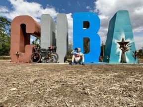 Laval St. Germain’s latest adventure was cycling across Cuba. Courtesy, Laval St. Germain