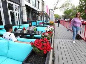 Restaurant and bars' summer patios in Calgary in May 2023