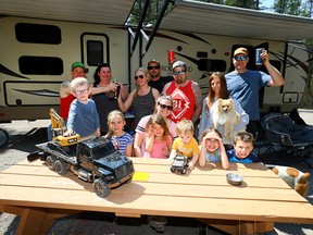 Campers were in good spirits despite a fire ban at the McLean Creek Campground on Friday, May 19, 2023.