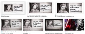 Screenshots of this ad are easy to find on the Internet, but did this ad ever actually appear in a newspaper in 1979? Some say no, alleging the photo is a 1982 shot of Margaret Thatcher.