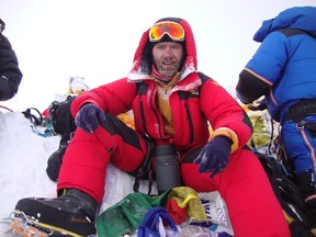 Laval St. Germain on Mount Everest, Nepal. Photo courtesy of Laval St. Germain