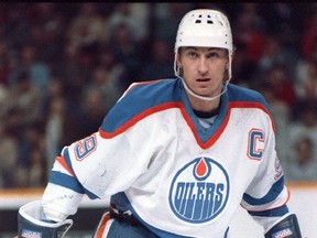 Wayne Gretzky as a member of the Edmonton Oilers in the 1980s. Photo by File /Edmonton Journal