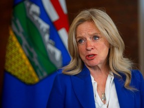 Alberta NDP Leader Rachel Notley provided a response on the wildfire situation in the province in Calgary on Saturday, May 6, 2023.